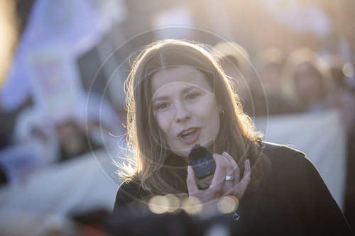 Klimademo am Kanzleramt