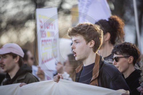 Klimademo am Kanzleramt