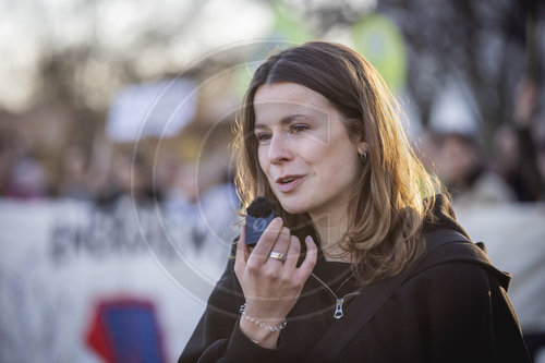 Klimademo am Kanzleramt