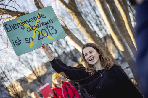 Klimademo am Kanzleramt
