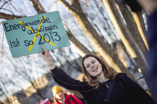 Klimademo am Kanzleramt