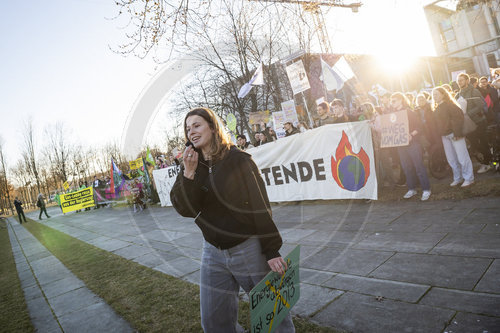 Klimademo am Kanzleramt