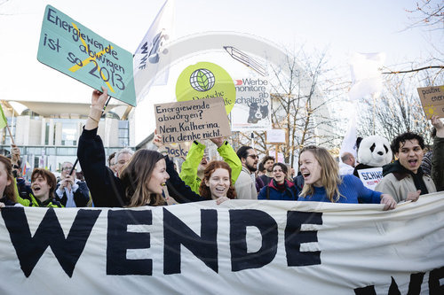 Klimademo am Kanzleramt