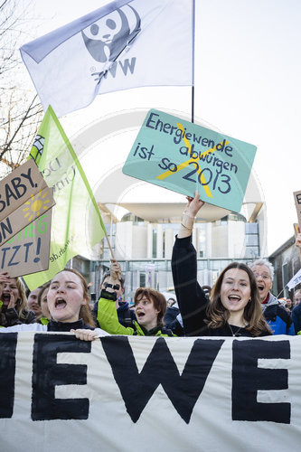 Klimademo am Kanzleramt