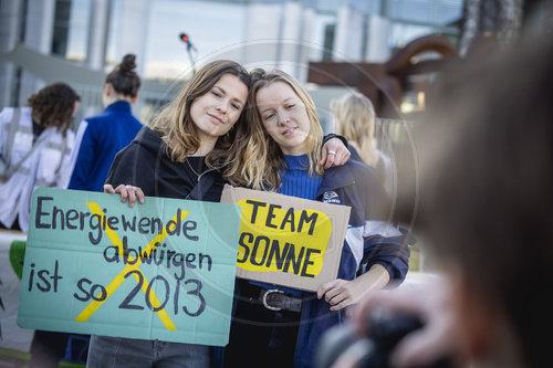 Klimademo am Kanzleramt