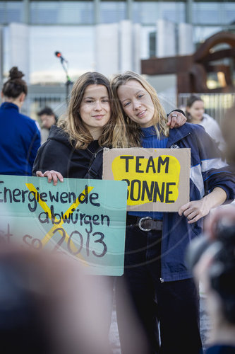 Klimademo am Kanzleramt