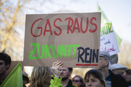 Klimademo am Kanzleramt