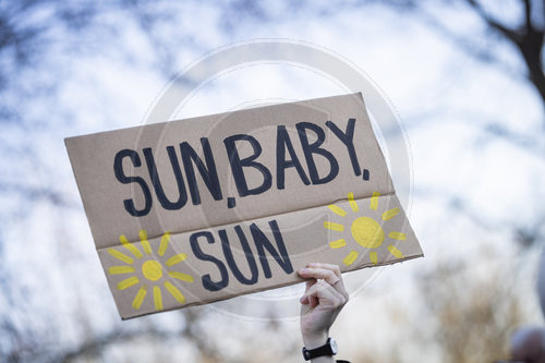 Klimademo am Kanzleramt