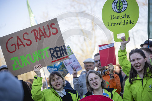 Klimademo am Kanzleramt