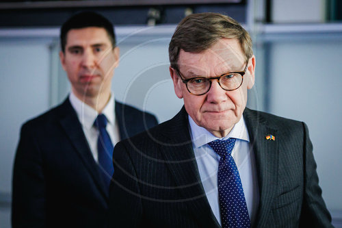 Johann Wadephul und Mihai Popsoi