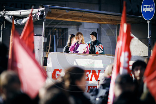 Schulstreik gegen Wehrpflicht