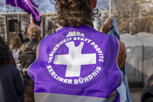 Demonstration am Frauentag.