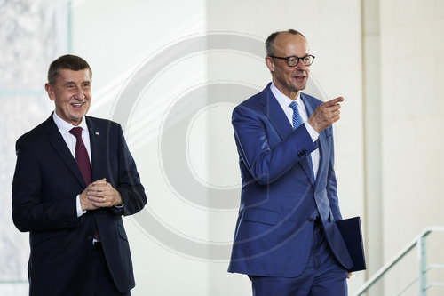Friedrich Merz und Andrej Babis