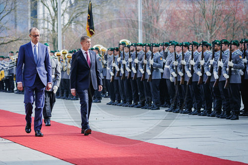 Friedrich Merz und Andrej Babis