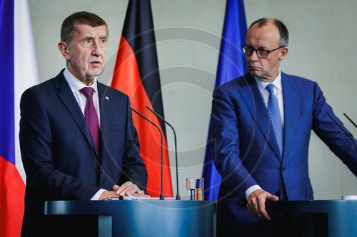 Friedrich Merz und Andrej Babis