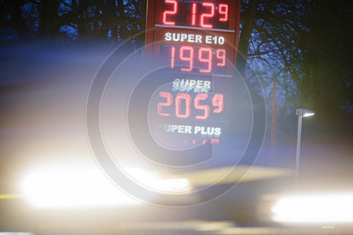 Benzinpreise an der Tankstelle