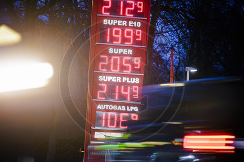 Benzinpreise an der Tankstelle