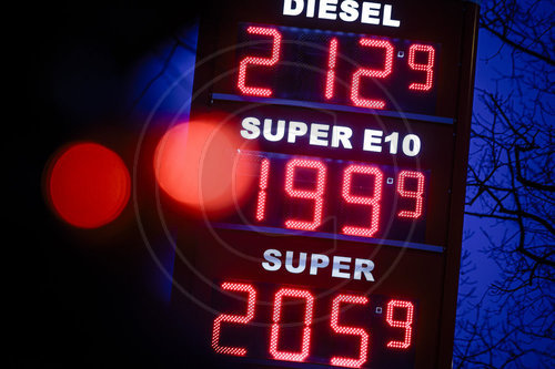 Benzinpreise an der Tankstelle