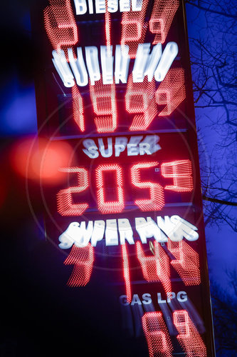 Benzinpreise an der Tankstelle
