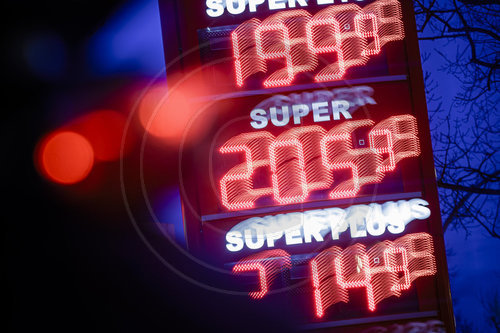 Benzinpreise an der Tankstelle