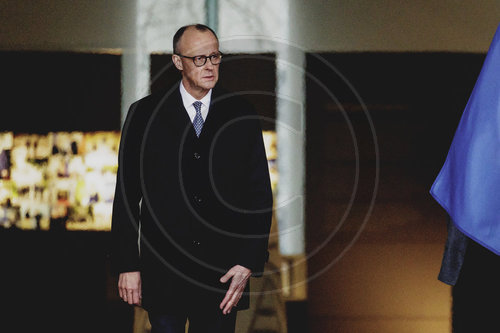 Bundeskanzler Merz empfaengt den Ministerpraesidenten der Niederlande Rob Jetten