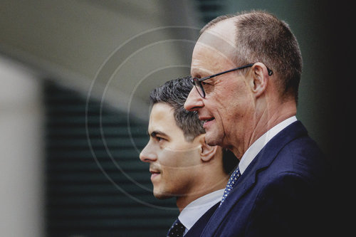 Bundeskanzler Merz empfaengt den Ministerpraesidenten der Niederlande Rob Jetten