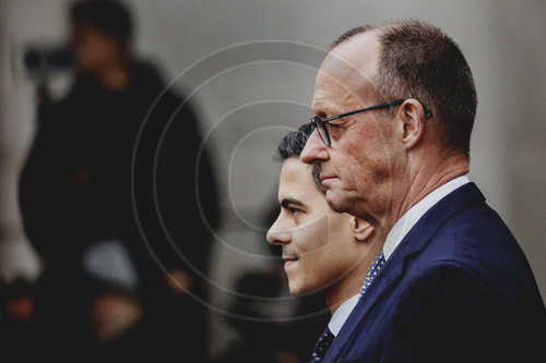 Bundeskanzler Merz empfaengt den Ministerpraesidenten der Niederlande Rob Jetten