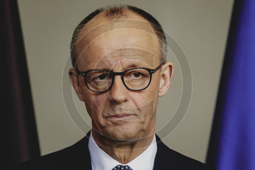 Bundeskanzler Merz trifft den Ministerpraesidenten der Niederlande Rob Jetten