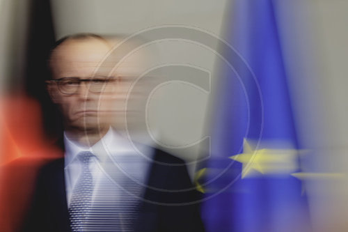 Bundeskanzler Merz trifft den Ministerpraesidenten der Niederlande Rob Jetten