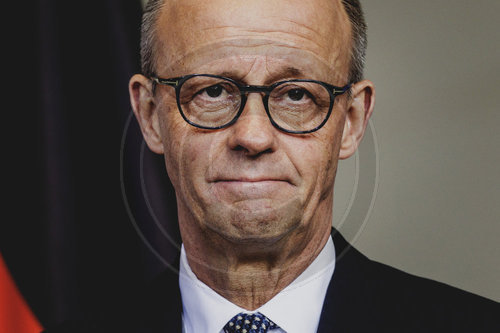 Bundeskanzler Merz trifft den Ministerpraesidenten der Niederlande Rob Jetten