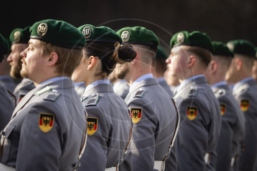 Soldatin im Wachbataillon