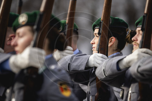 Soldatin im Wachbataillon