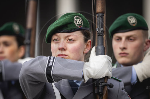 Soldatin im Wachbataillon