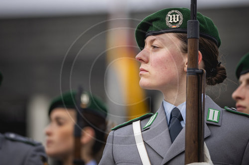 Soldatin im Wachbataillon