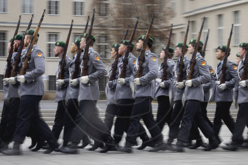 Soldaten im Wachbataillon
