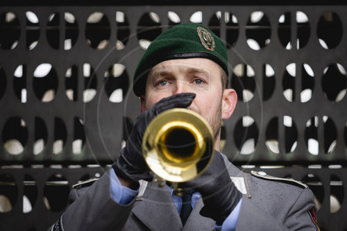 Trompetenspieler des Musikkorps