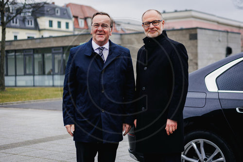 Boris Pistorius und Andris Spruds