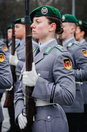Soldatinnen und Soldaten im Wachbataillon