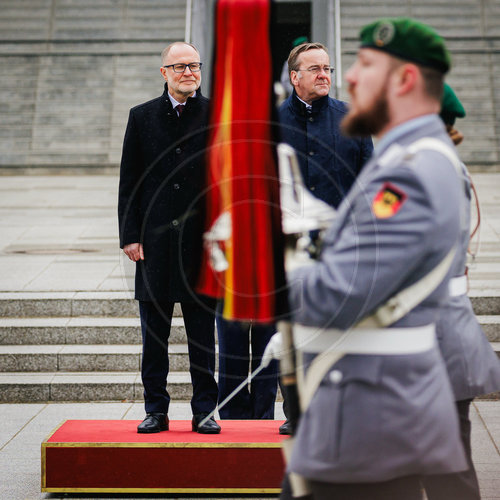 Boris Pistorius und Andris Spruds