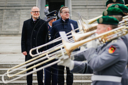 Boris Pistorius und Andris Spruds