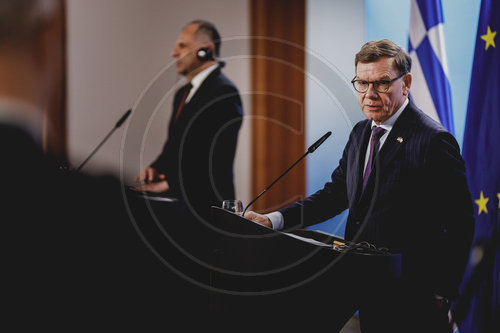 Aussenminister Wadephul trifft Aussenminister von Griechenland Gerapetritis