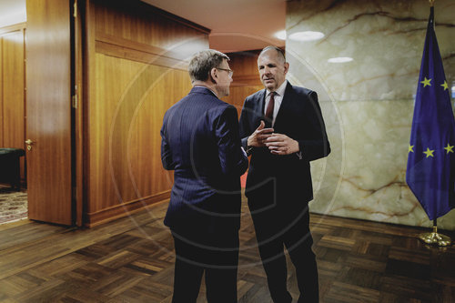 Aussenminister Wadephul trifft Aussenminister von Griechenland Gerapetritis