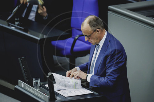 Regierungserklaerung von Bundeskanzler Merz