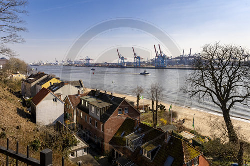 Blick ueber den Elbstrand