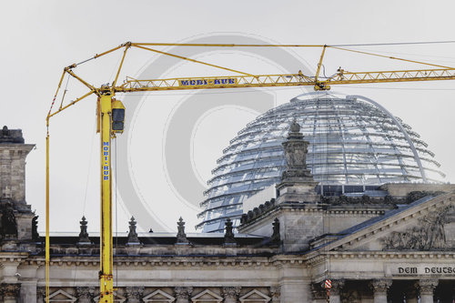 Baustelle Deutscher Bundestag