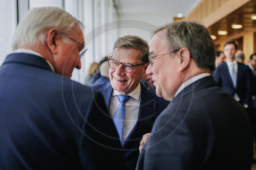 Frank-Walter Steinmeier, Johann Wadephul und Armin Laschet
