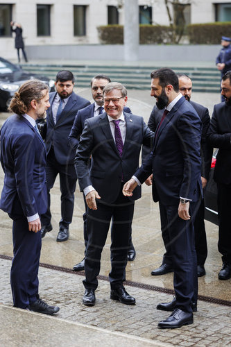 Johann Wadephul und Ahmad al-Scharaa