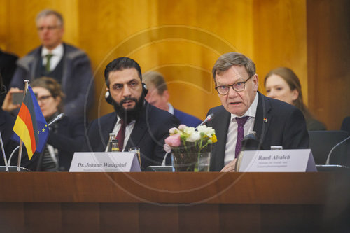 Johann Wadephul und Ahmed al-Sharaa