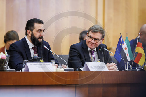 Johann Wadephul und Ahmed al-Sharaa