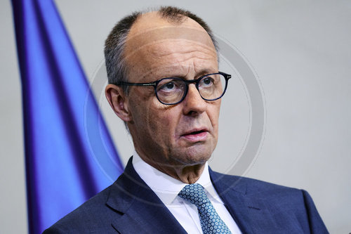 Pressekonferenz Friedrich Merz und Ahmed al Sharaa